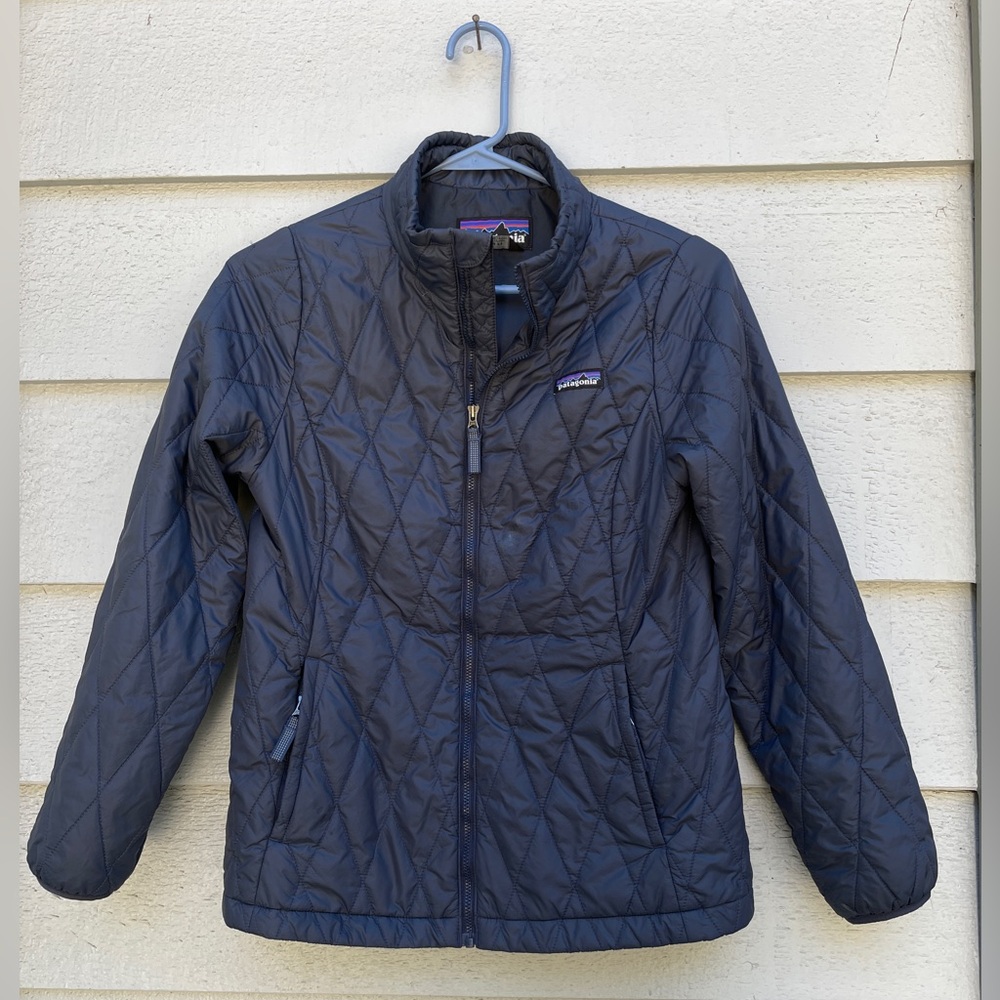 Patagonia Light Puffer Jacket, Kids Size 14-XL, Navy